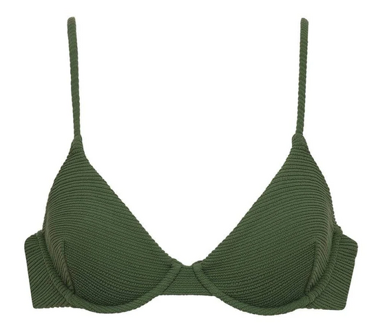 Montce Swim - Olive Bikini Top