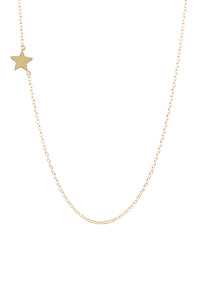 Single Star Necklace | Gold